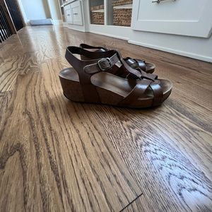 Lola Sabbia Cork Wedge Sandal